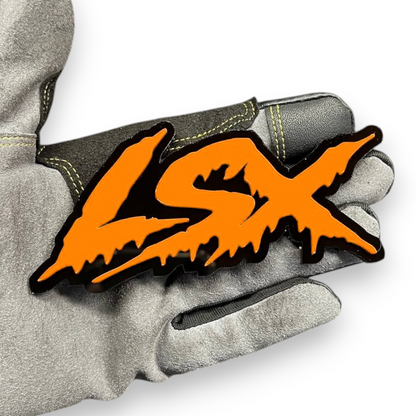LSX Dripping badge emblem for car truck fender hood or tailgate installation