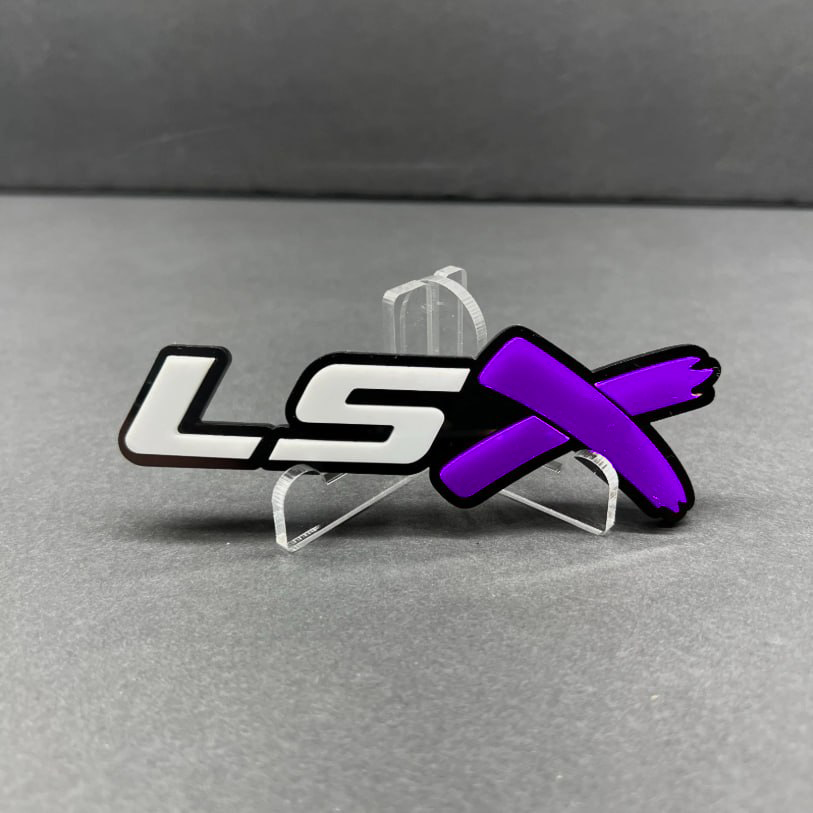 Custom LSX fender emblem acrylic