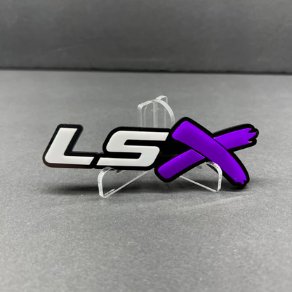 Custom LSX fender emblem acrylic