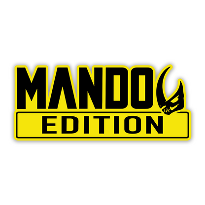 Mando Edition special edition car emblem engraved badge for fender or body panel