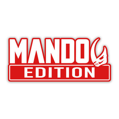 Custom Mando Edition vehicle badge emblem for automotive exterior decoration