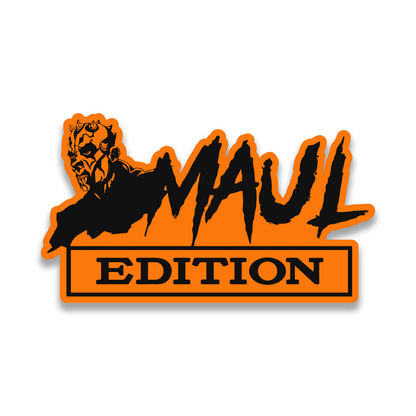Custom Maul Edition engraved vehicle emblem for car exterior styling