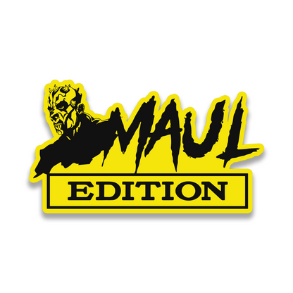 Maul Edition custom fender emblem for personalized automotive styling