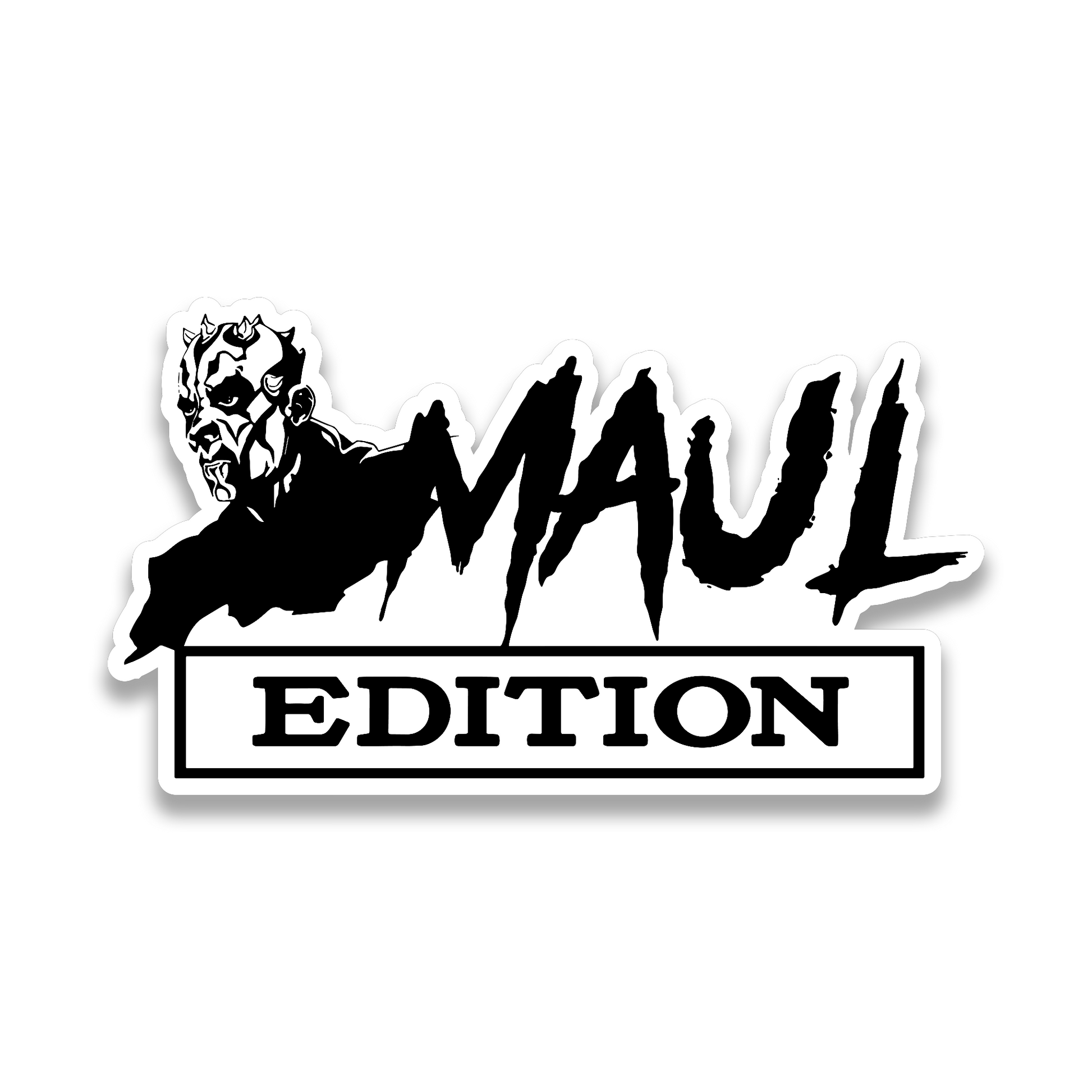 Custom Maul Edition vehicle badge emblem with detailed graphic design