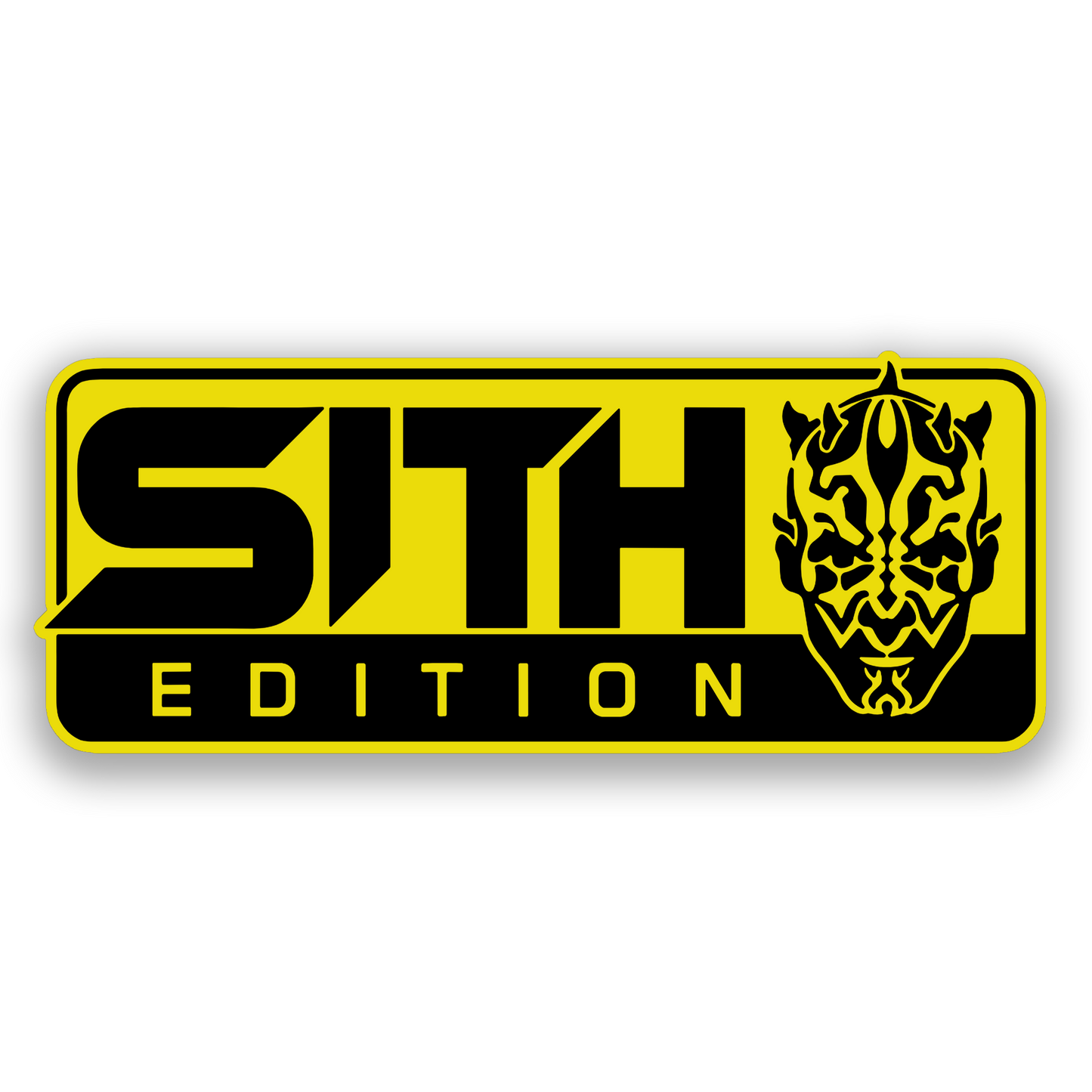 Premium Maul Sith Edition engraved badge for cars trucks fenders and exterior customization