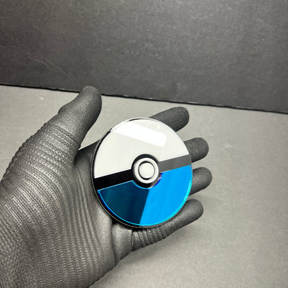 Round blue white black custom car emblem for exterior decoration