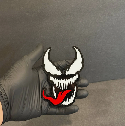monster face emblem on Ford F250 F350 heavy duty truck build