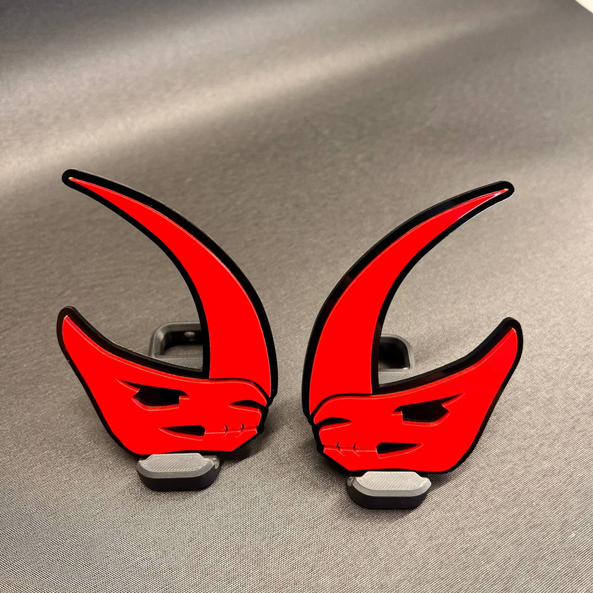 Mudhorn automotive side badge emblem for car or truck customization