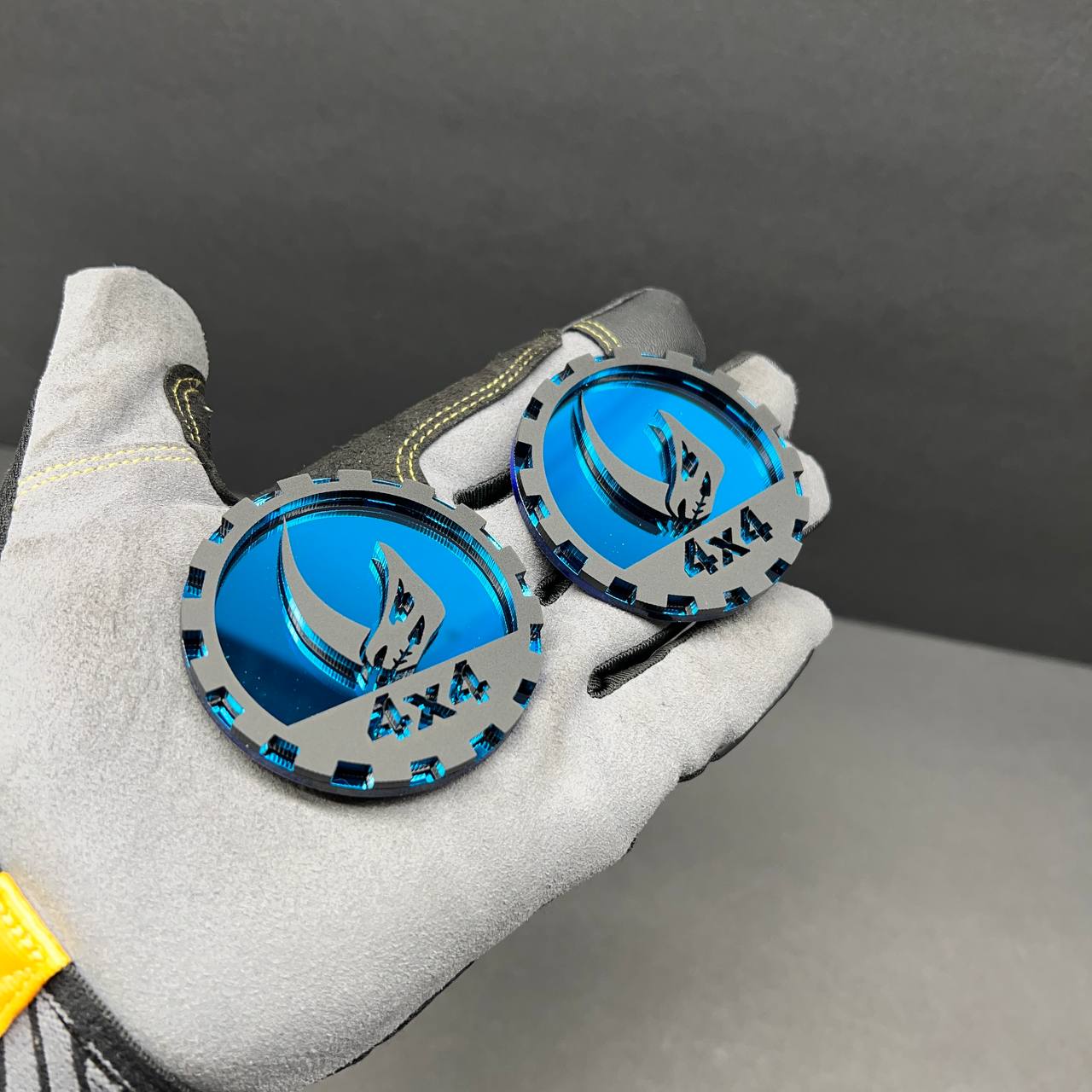 Mudhorn emblem on Jeep Willys edition offroad setup