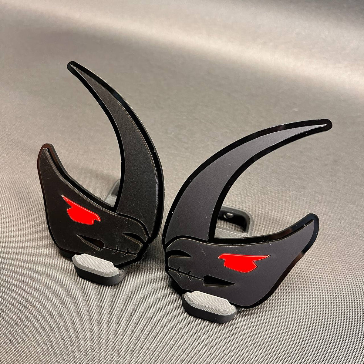 Custom Mudhorn fender emblem badge for vehicle exterior customization