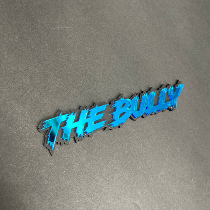 The Bully muscle truck badge with black outline for Ford F250