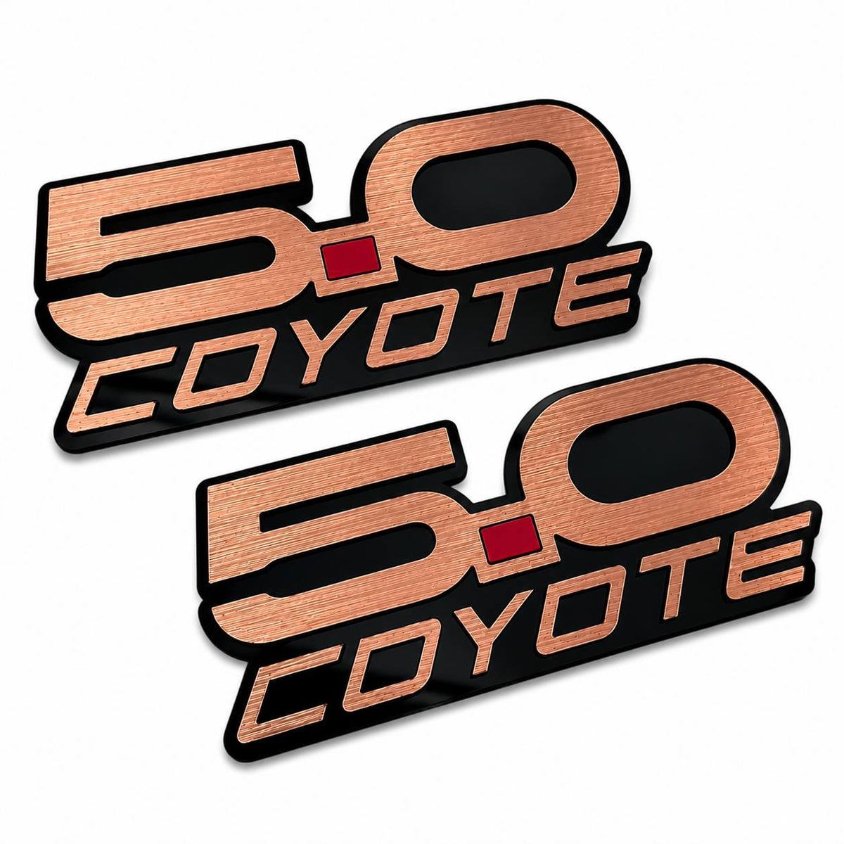 Ford Coyote 5.0 V8 Mustang fender badge exterior emblem