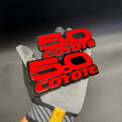 Coyote 5.0 V8 exterior car emblem for Ford Mustang GT