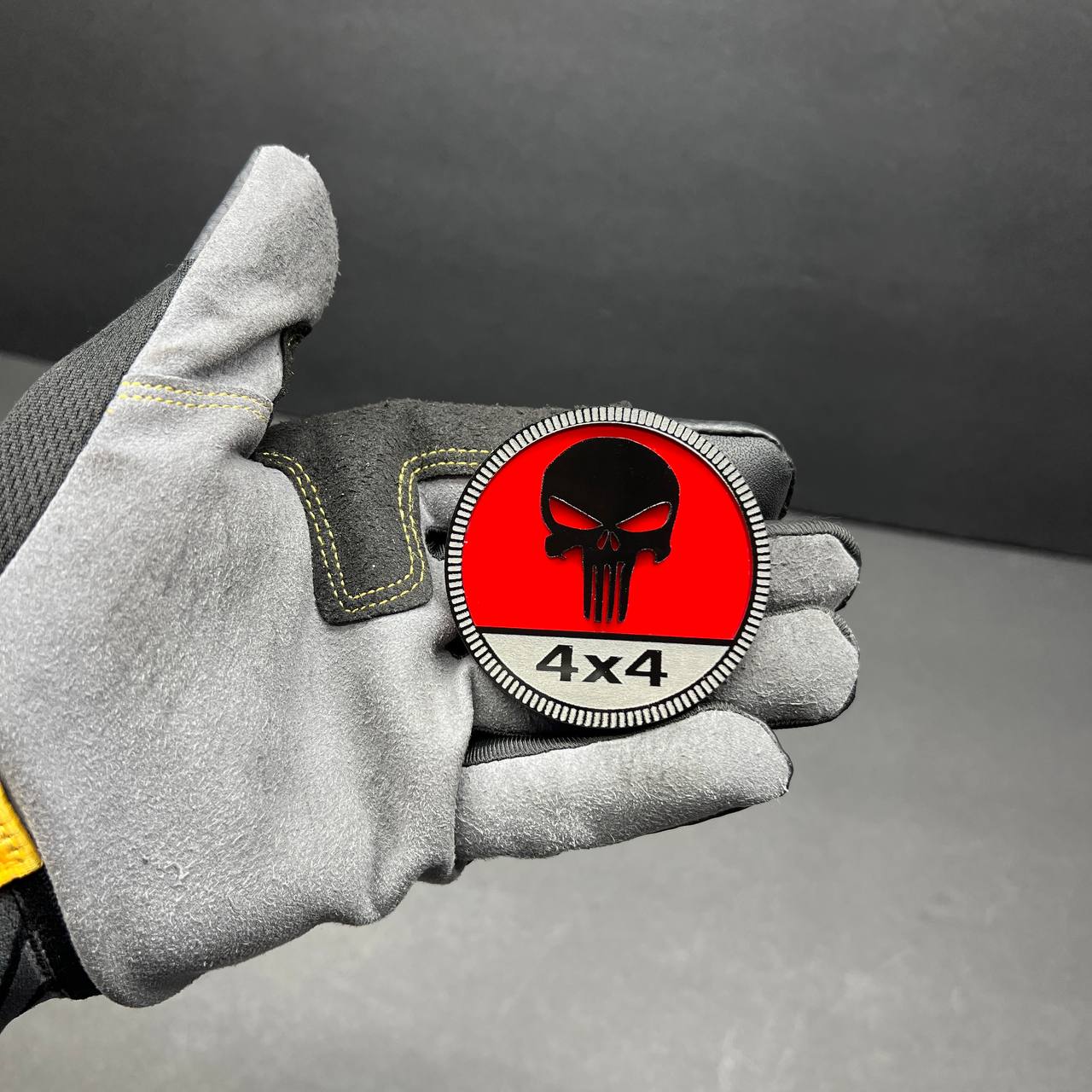 Jeep Rubicon skull rated style emblem offroad performance look