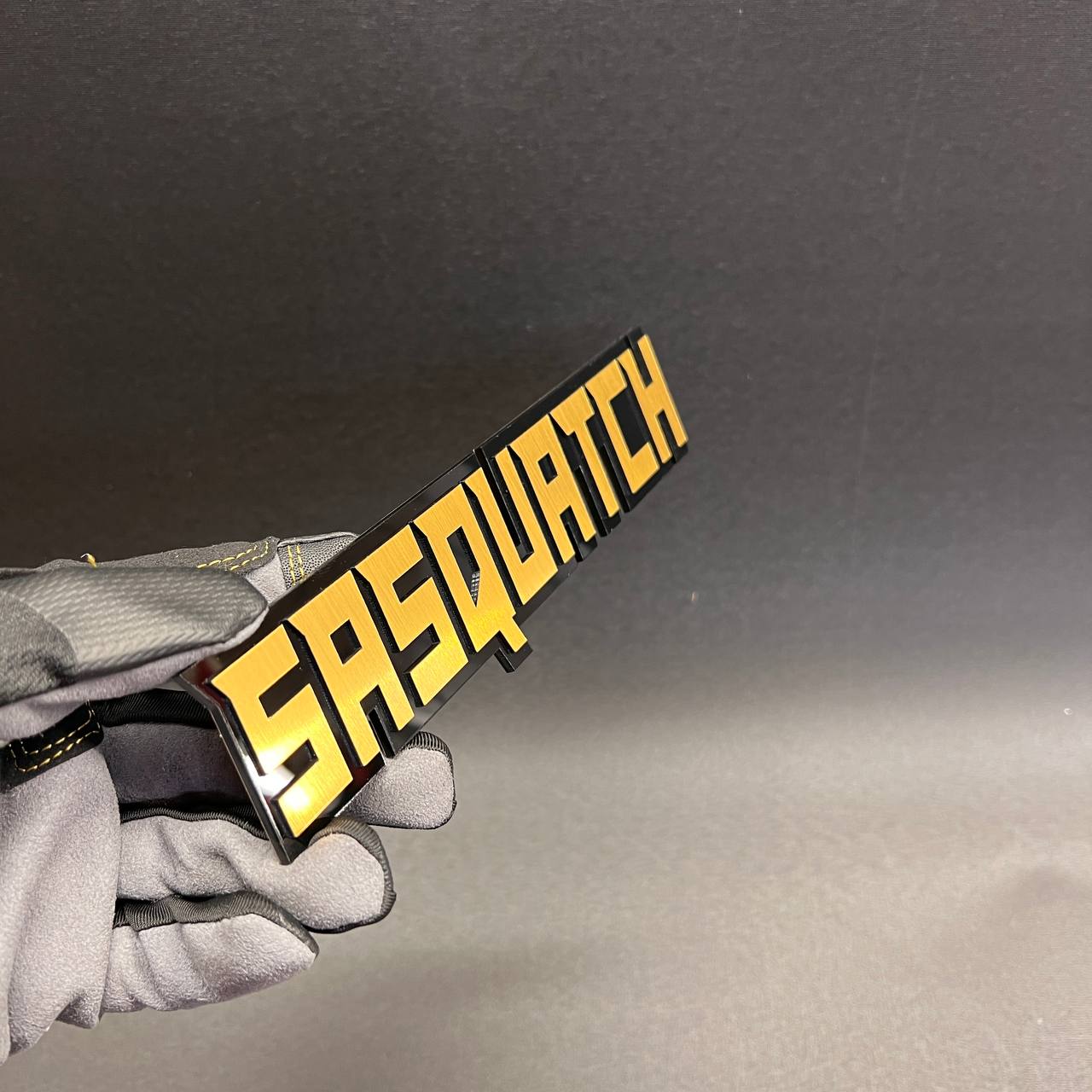 Custom Sasquatch badge for truck fender tailgate or exterior decoration