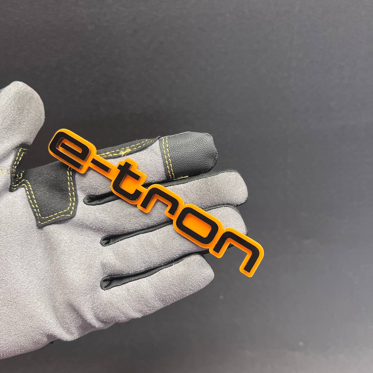 E-TRON fender emblem badge for car exterior customization