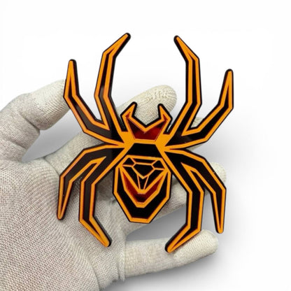 Spider Black Widow Car Badge Custom Acrylic 3D car Emblem Sport Off-road 4x4 Truck