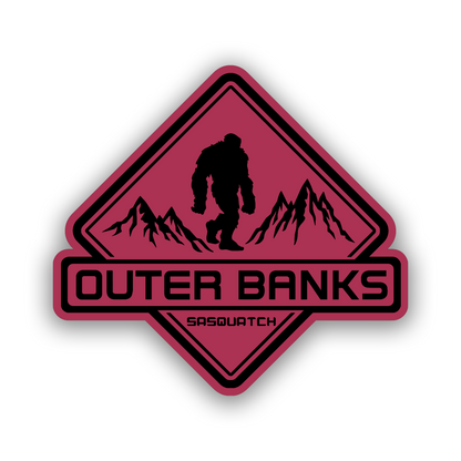 Custom color Outer Banks Bigfoot badge for Bronco fender or tailgate.