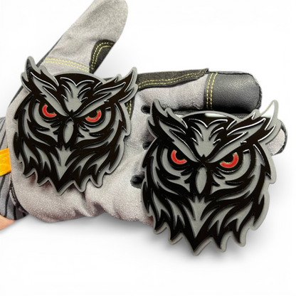 Angry Owl Car Badge Fender Emblem Car Truck Hood Tailgate Exterior Decal