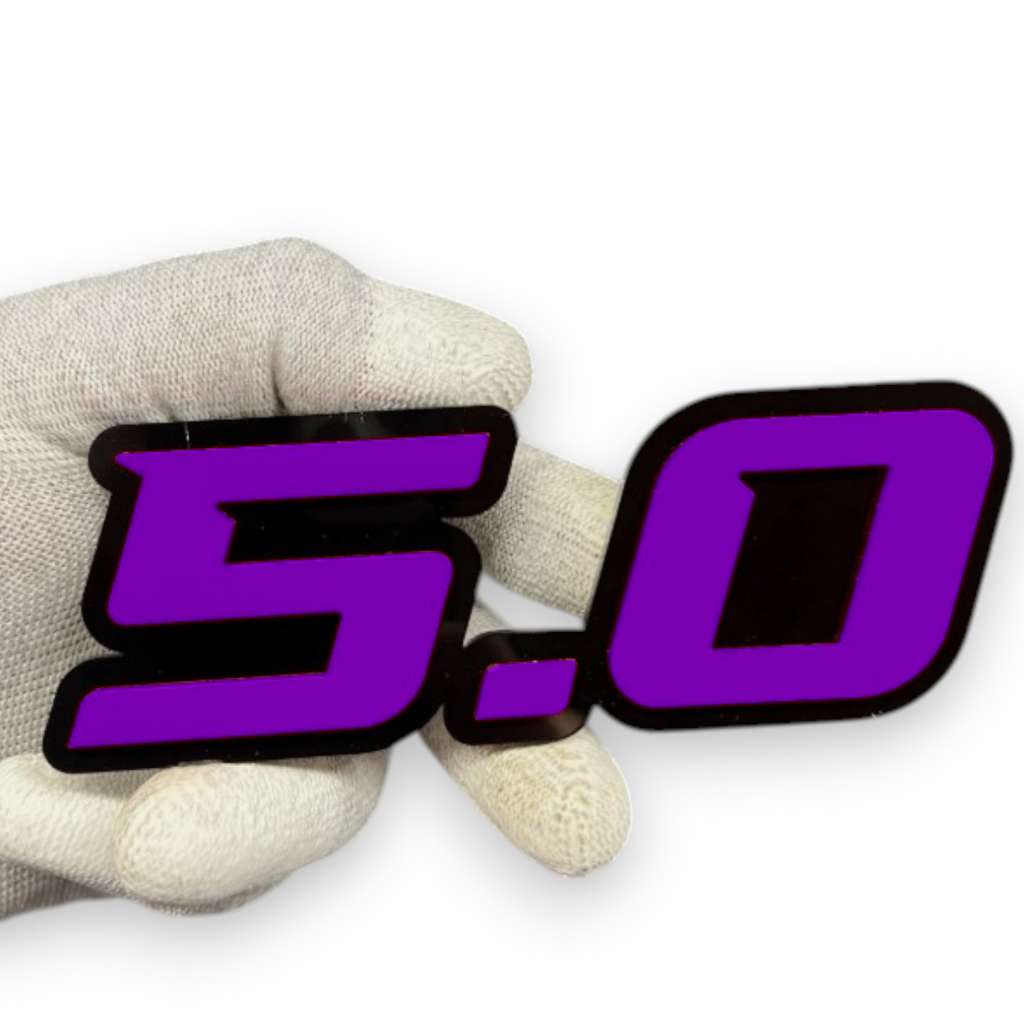 5.0 car emblem on toyota tundra truck custom build