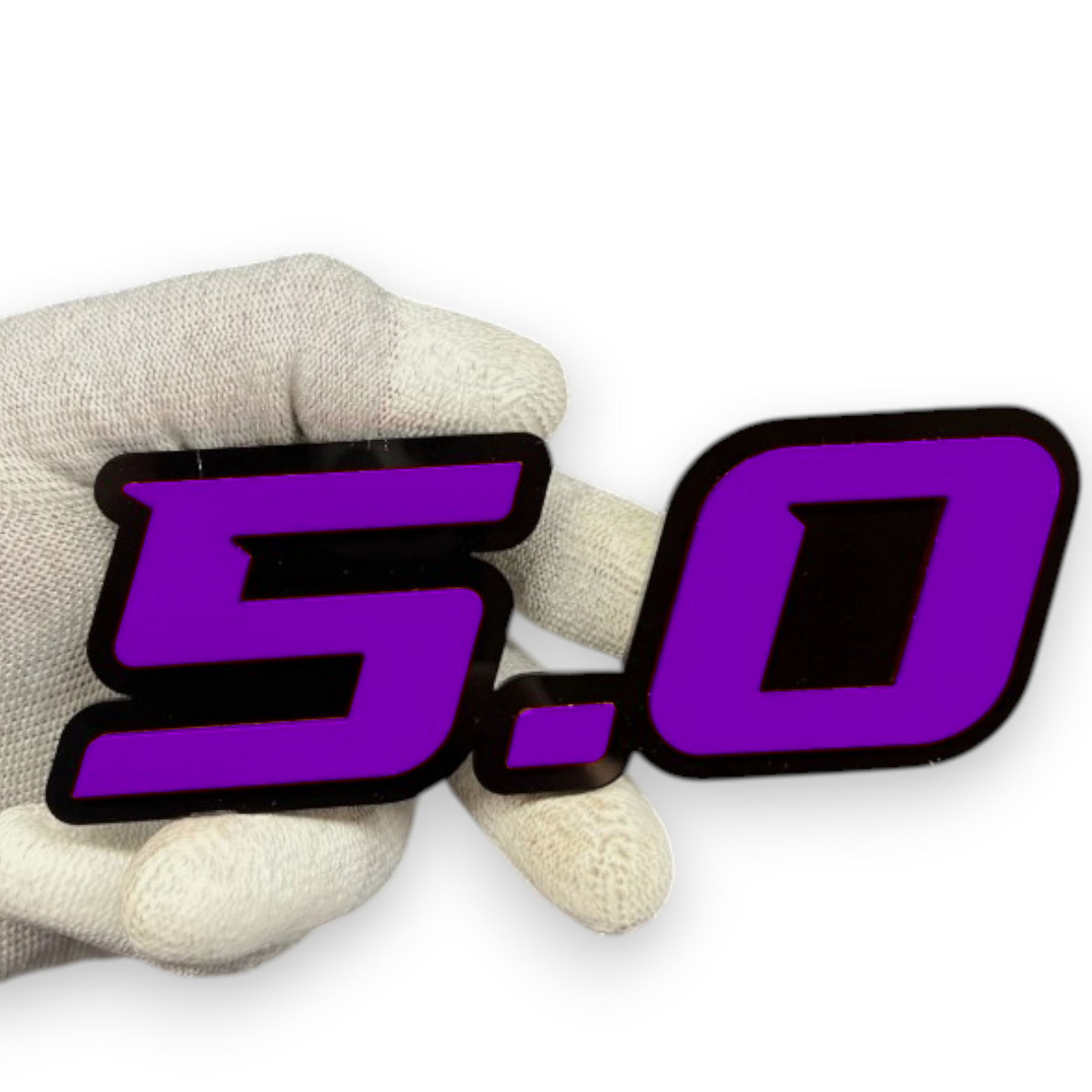 5.0 car emblem on toyota tundra truck custom build