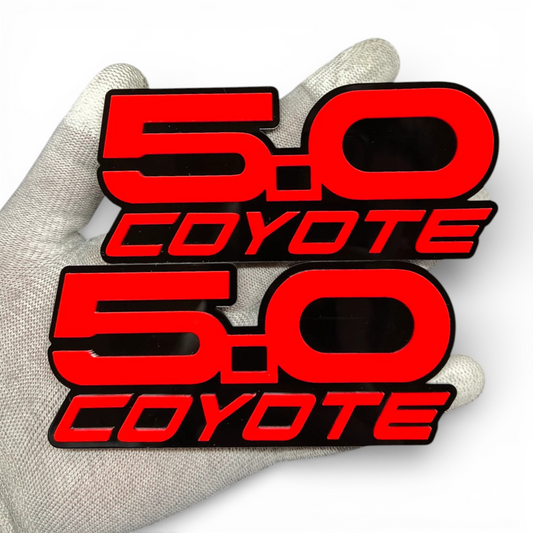 5.0 coyote badge on ford bronco offroad suv customization