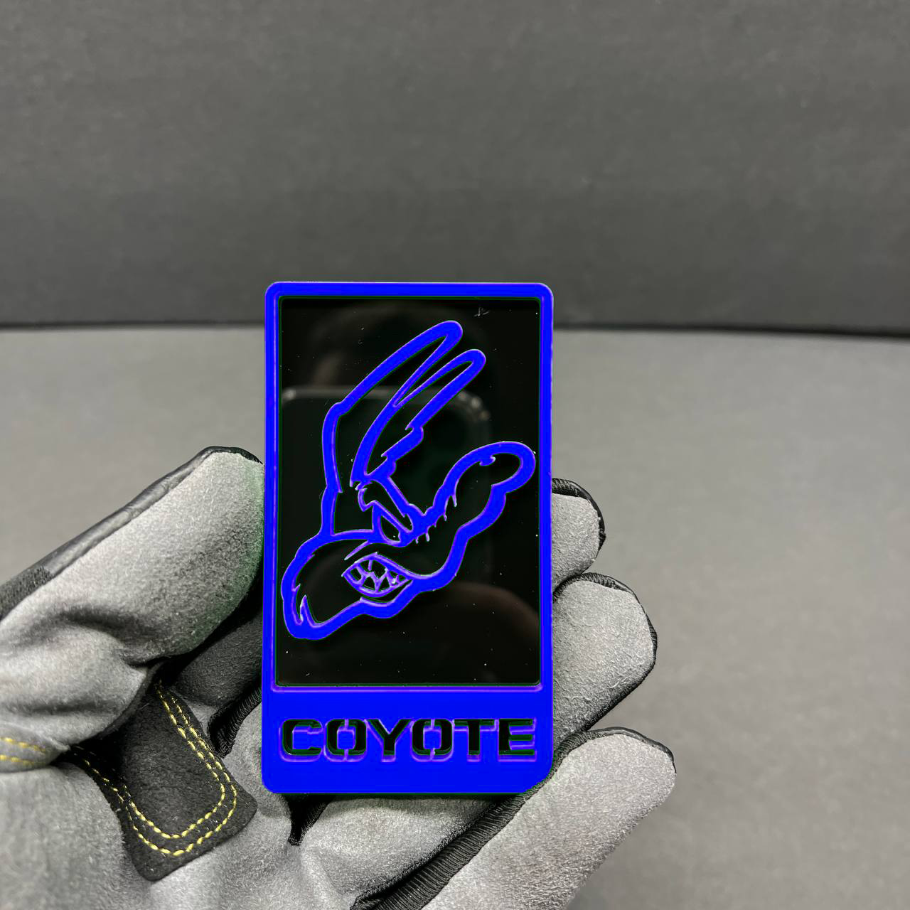 Aggressive coyote fender emblem for Silverado 1500 truck custom badge