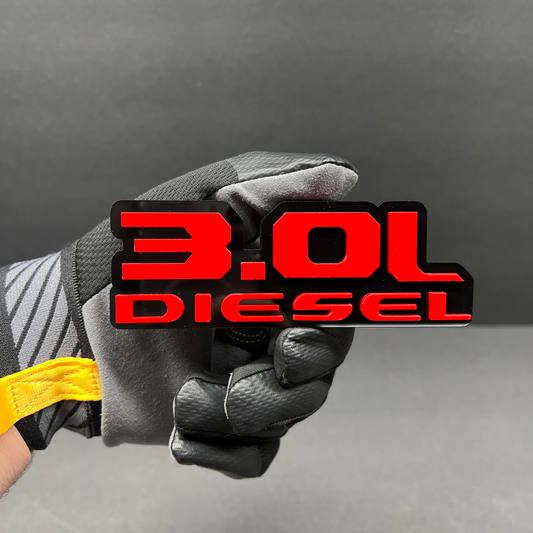 3.0L diesel badge on Ford F150 Ranger truck custom build