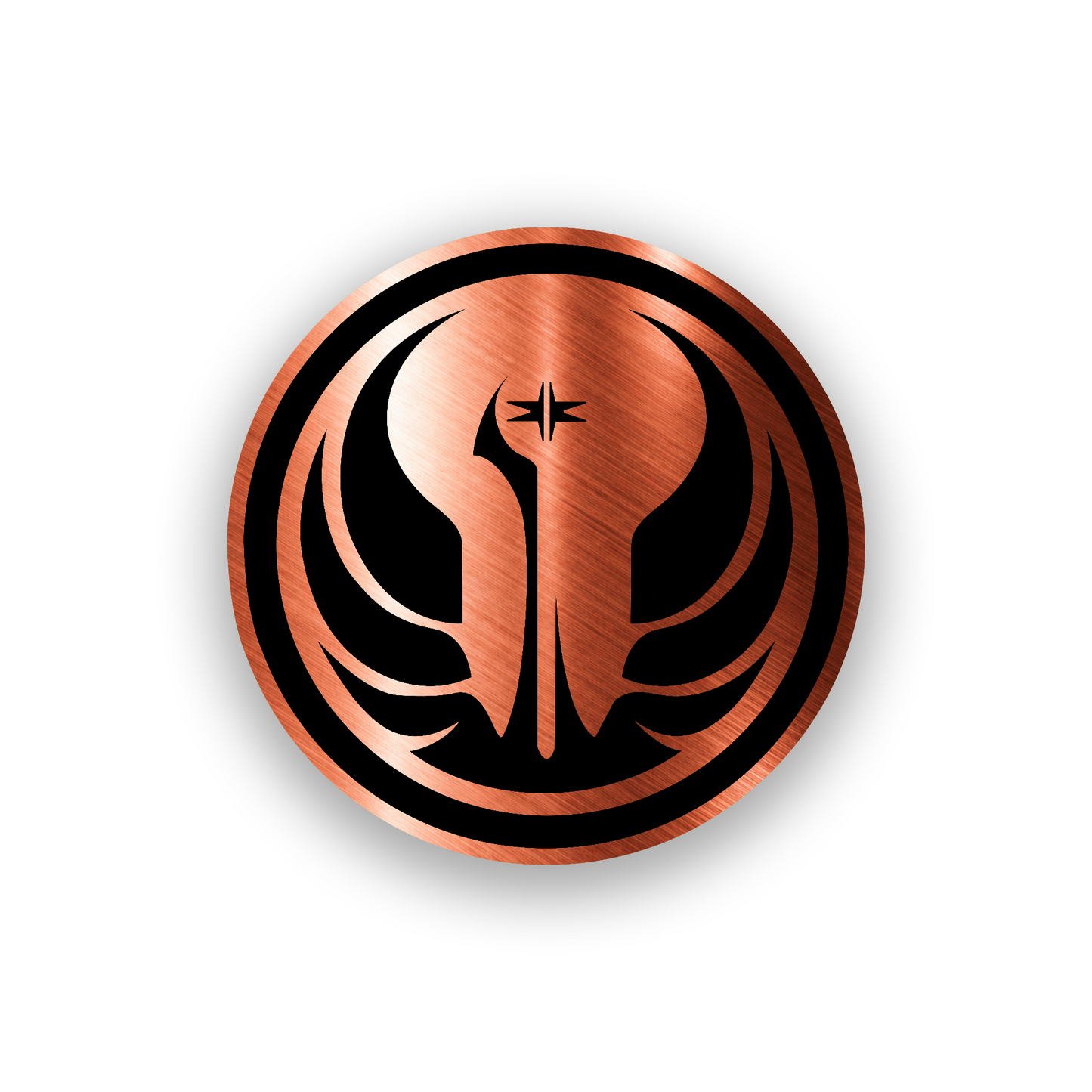 Engraved car emblem exterior badge for custom vehicle styling