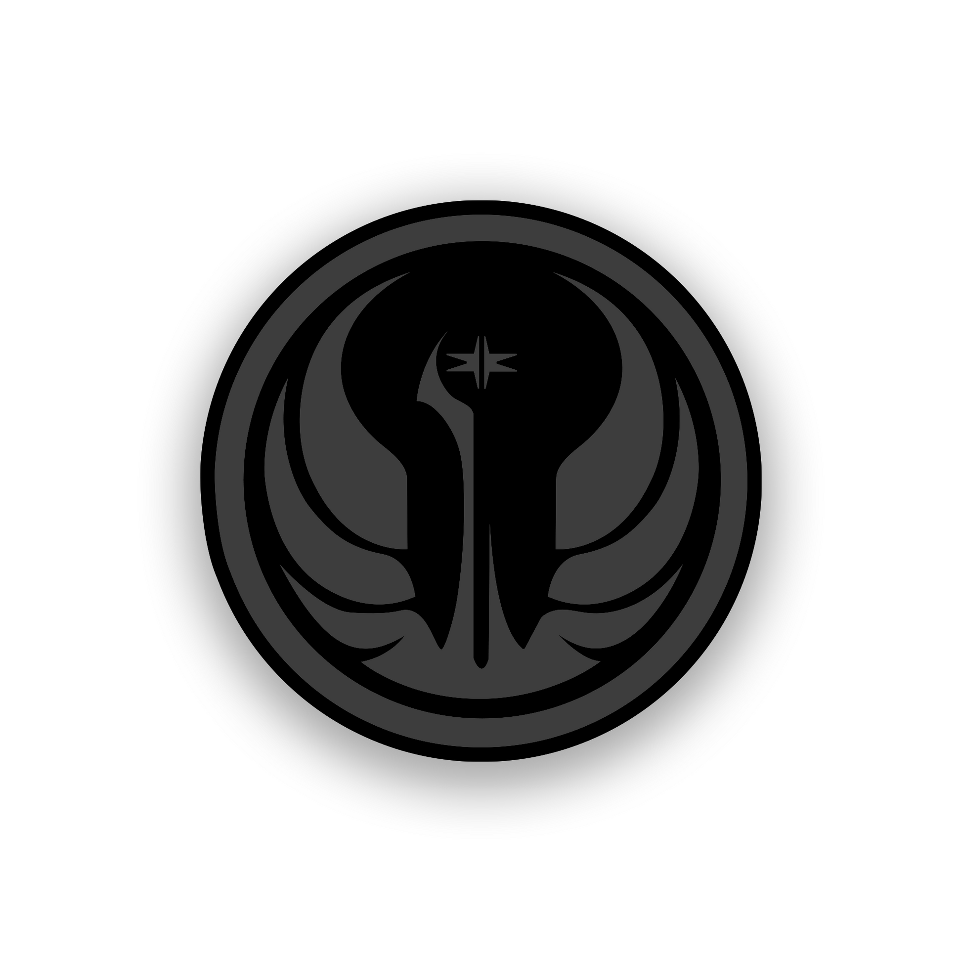Laser engraved car logo emblem designed for automotive customization