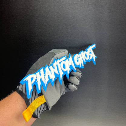 Phantom Ghost performance text badge for vehicle hood, tailgate, and side fender decoration