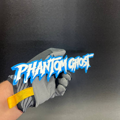 Phantom Ghost custom text emblem for offroad trucks, SUVs, and performance vehicle builds