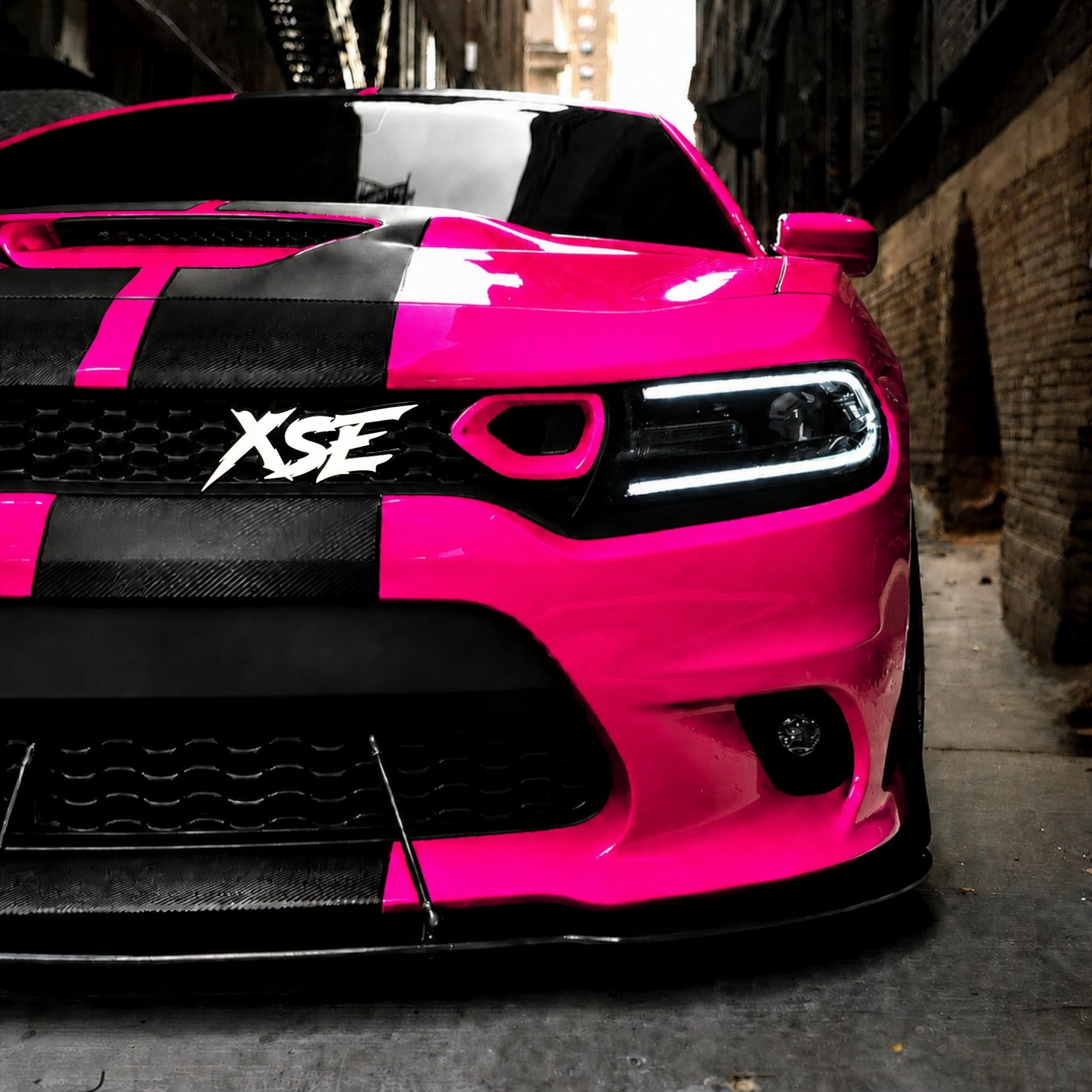 Grille Mount Custom Text Car Badge - Sharp Font 3D - Type Your Own
