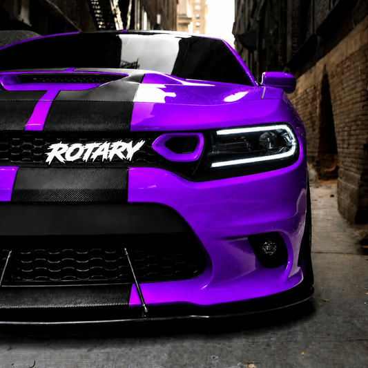 Grille Mount Lightning Font - Double Layer - 3D - Custom Car Text Badge - Type Your Own