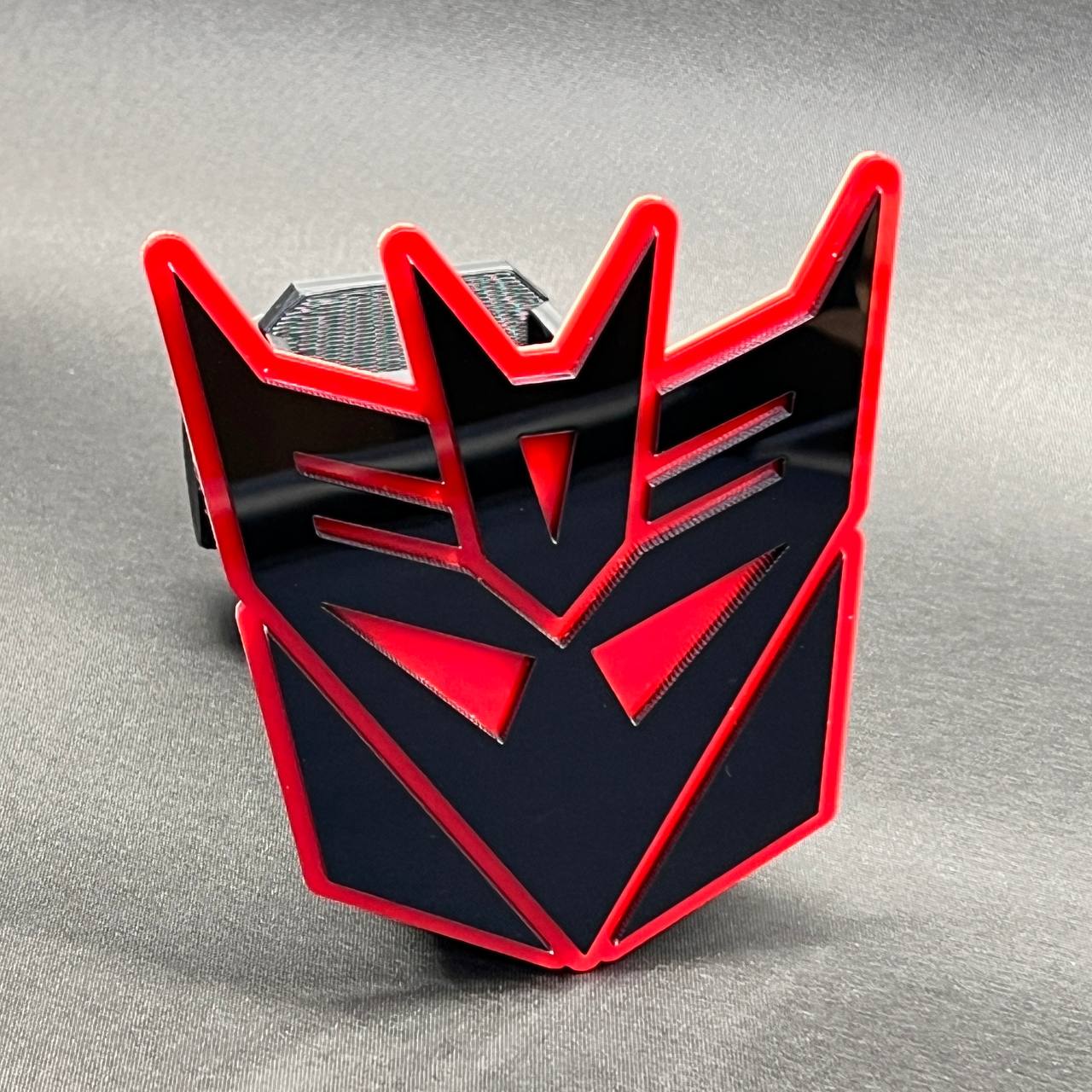 DECEPTICON Hitch Cover - Transformer Hitch Receiver Car Badge Exterior Tailgate Emblem