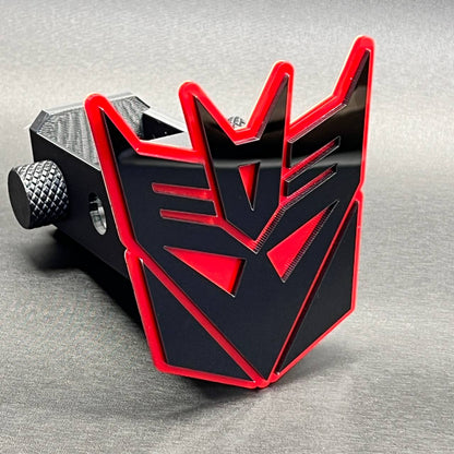 DECEPTICON Hitch Cover - Transformer Hitch Receiver Car Badge Exterior Tailgate Emblem