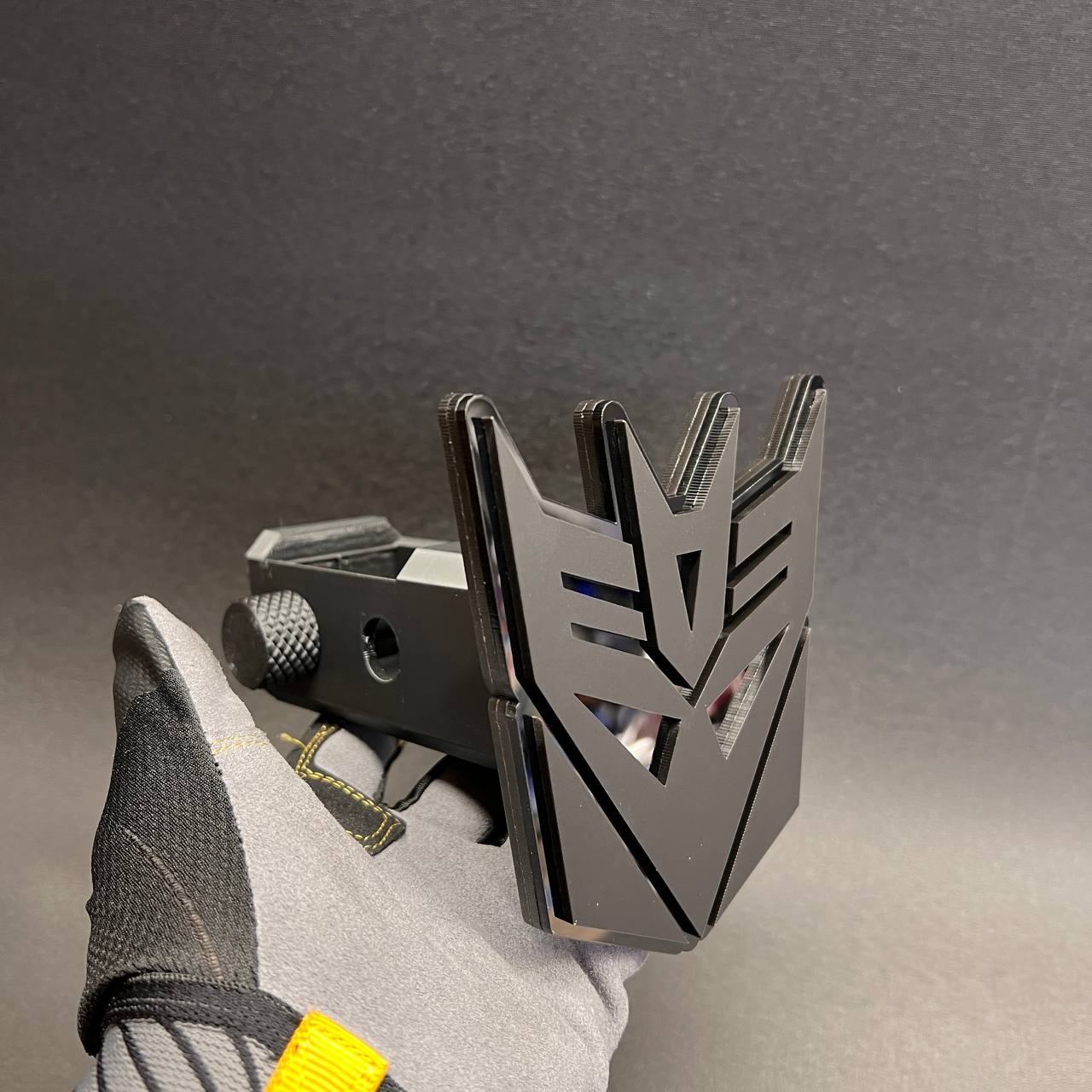 DECEPTICON Hitch Cover - Transformer Hitch Receiver Car Badge Exterior Tailgate Emblem