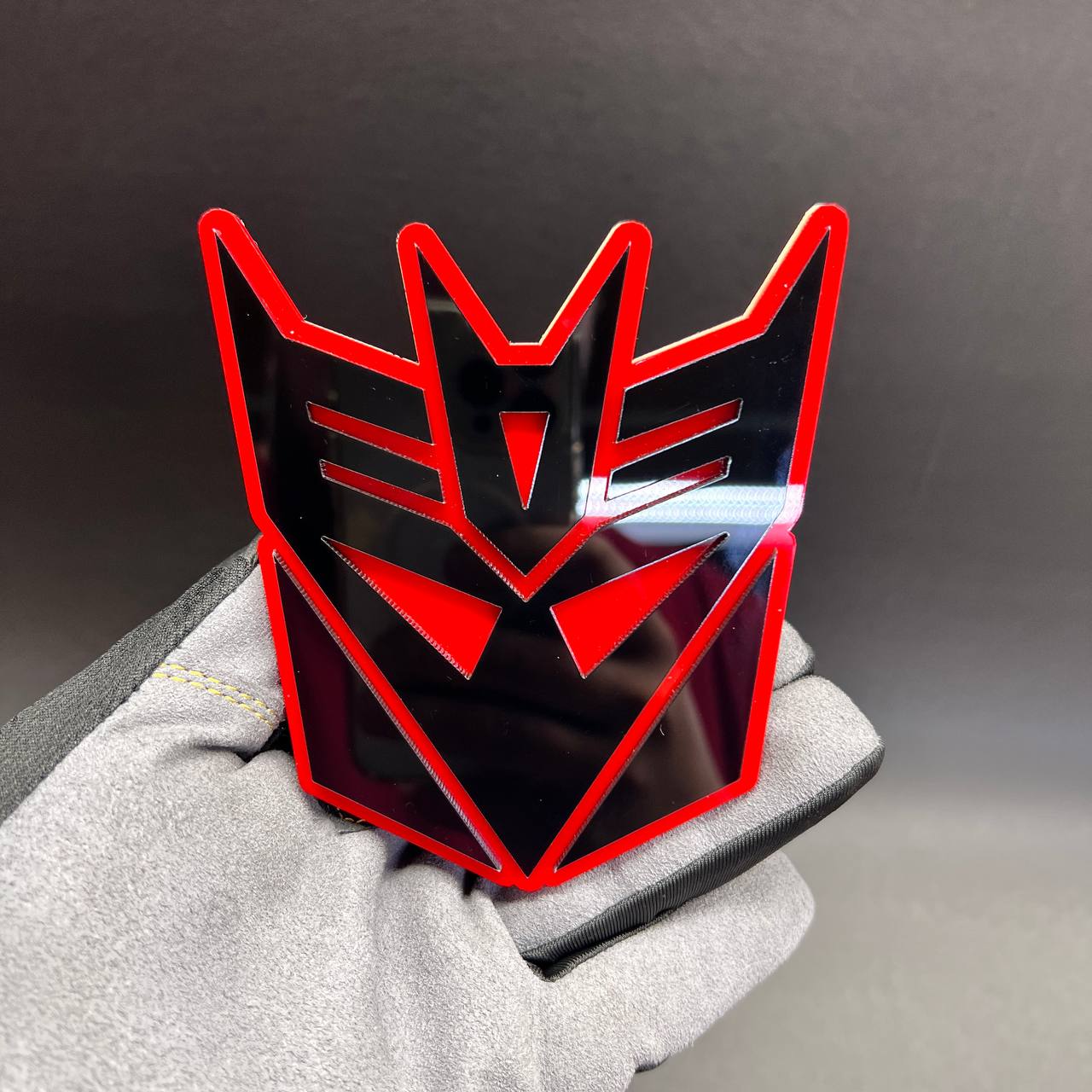 DECEPTICON Hitch Cover - Transformer Hitch Receiver Car Badge Exterior Tailgate Emblem