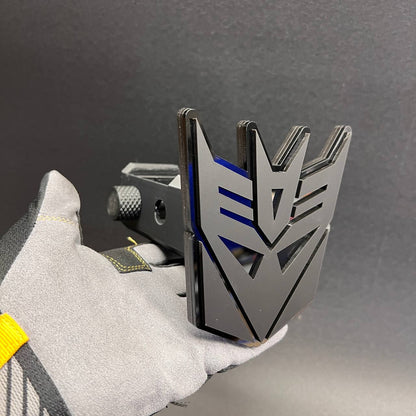 DECEPTICON Hitch Cover - Transformer Hitch Receiver Car Badge Exterior Tailgate Emblem
