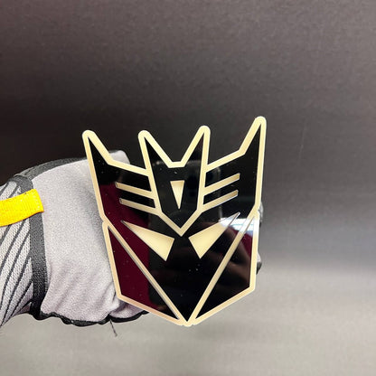 DECEPTICON Hitch Cover - Transformer Hitch Receiver Car Badge Exterior Tailgate Emblem