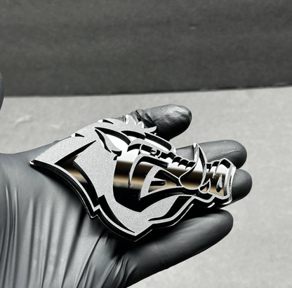 skeleton hand piston badge for ford f150 raptor performance truck emblem