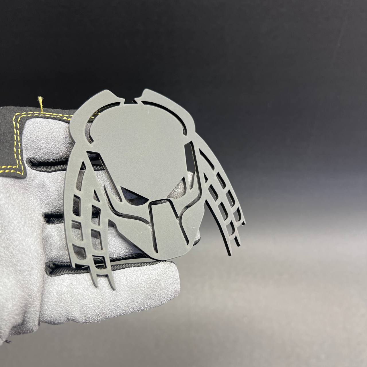 Custom Predator style car badge for truck or car exterior with 3M adhesive backing