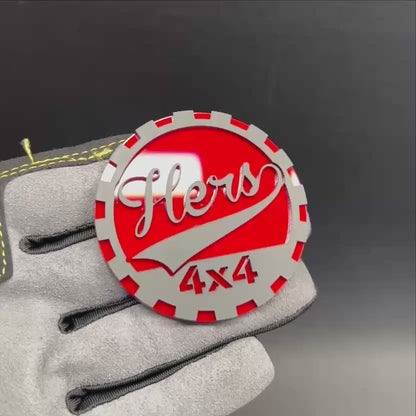 Custom HERS 4x4 badge for trucks, SUVs, and off-road vehicles
