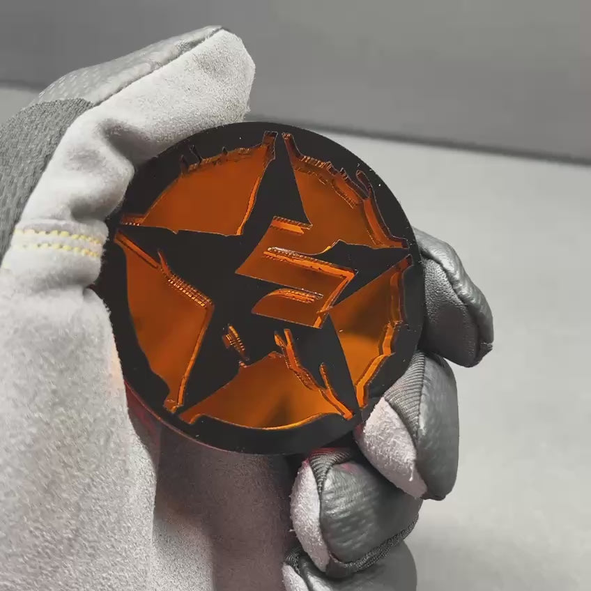 jeep offroad truck star badge acrylic fender emblem sci fi performance style