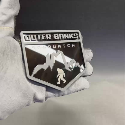 2x Outer Banks Sasquatch fender emblem badge for Bronco exterior customization