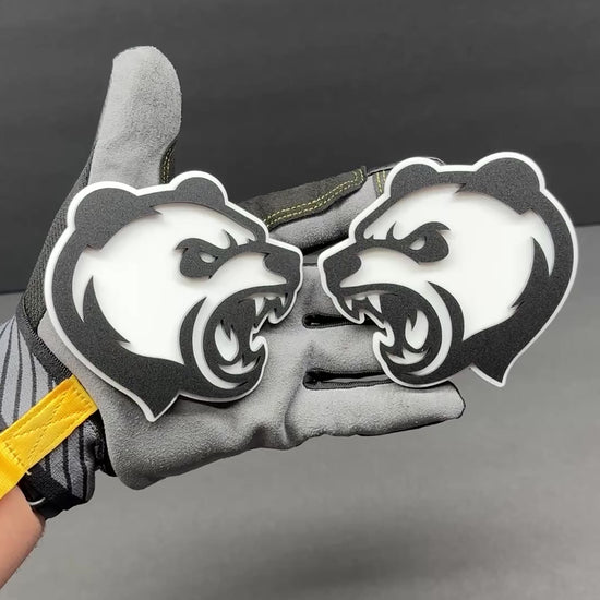 Aggressive Panda car truck side emblem pair for aftermarket exterior styling
