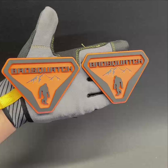 Sasquatch inspired BadSquatch badge for adventure trucks