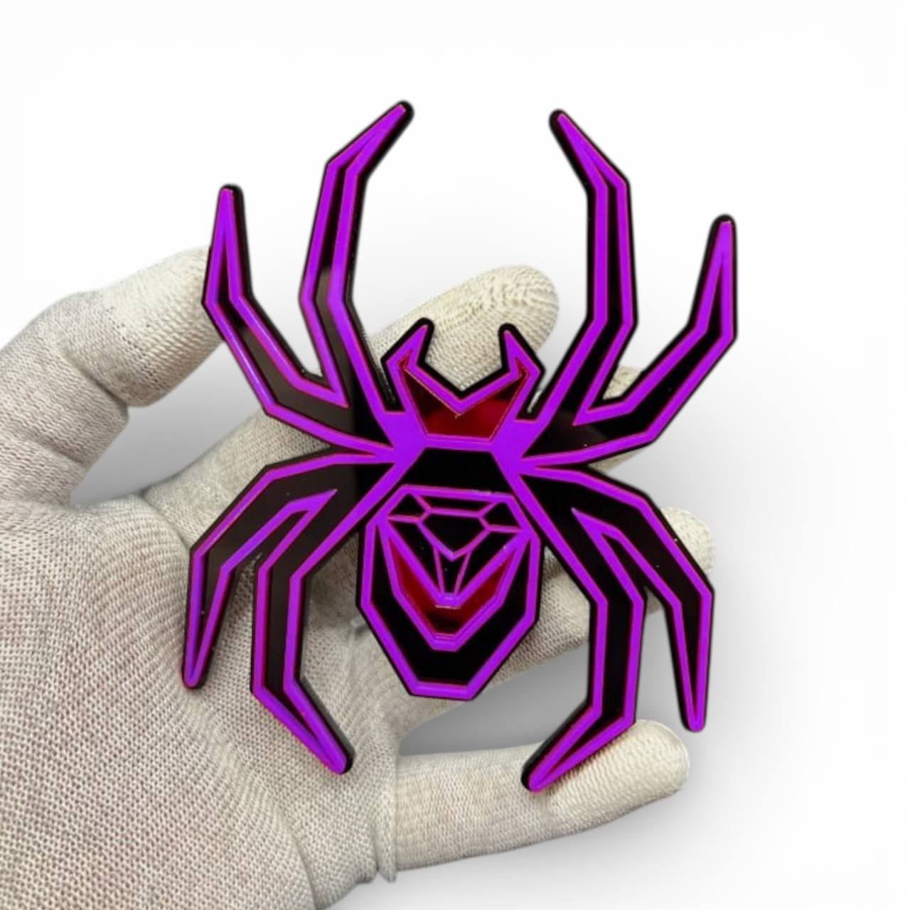 Spider Black Widow Car Badge Custom Acrylic 3D car Emblem Sport Off-road 4x4 Truck