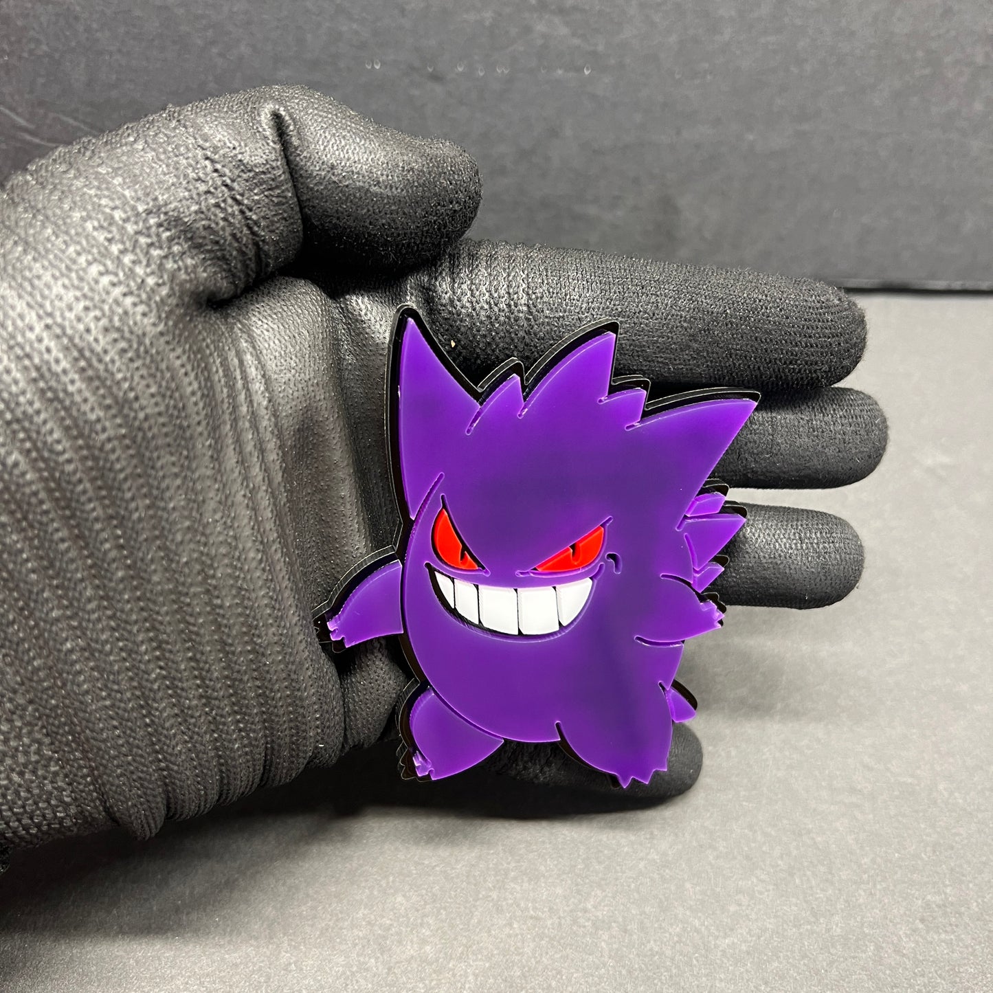 Custom ghost character car badge for truck fender or tailgate