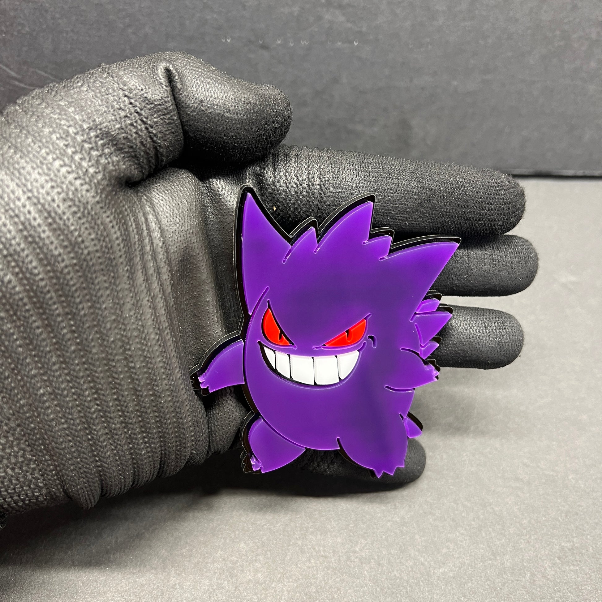 Custom ghost character car badge for truck fender or tailgate